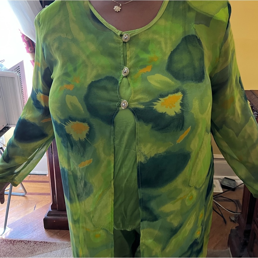 3 piece Printed Pants Set